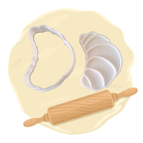 Keksausstecher "Croissant"