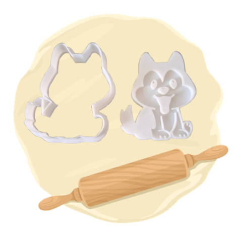 Keksausstecher "Wolf"