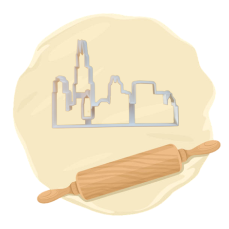 Keksausstecher "Skyline"