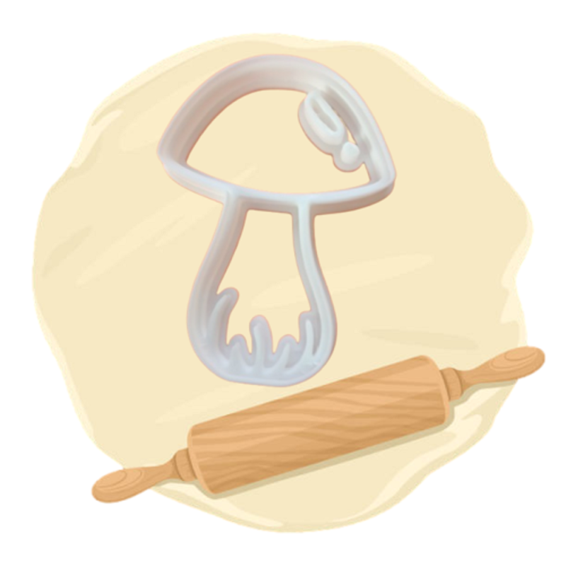Keksausstecher "Pilz"