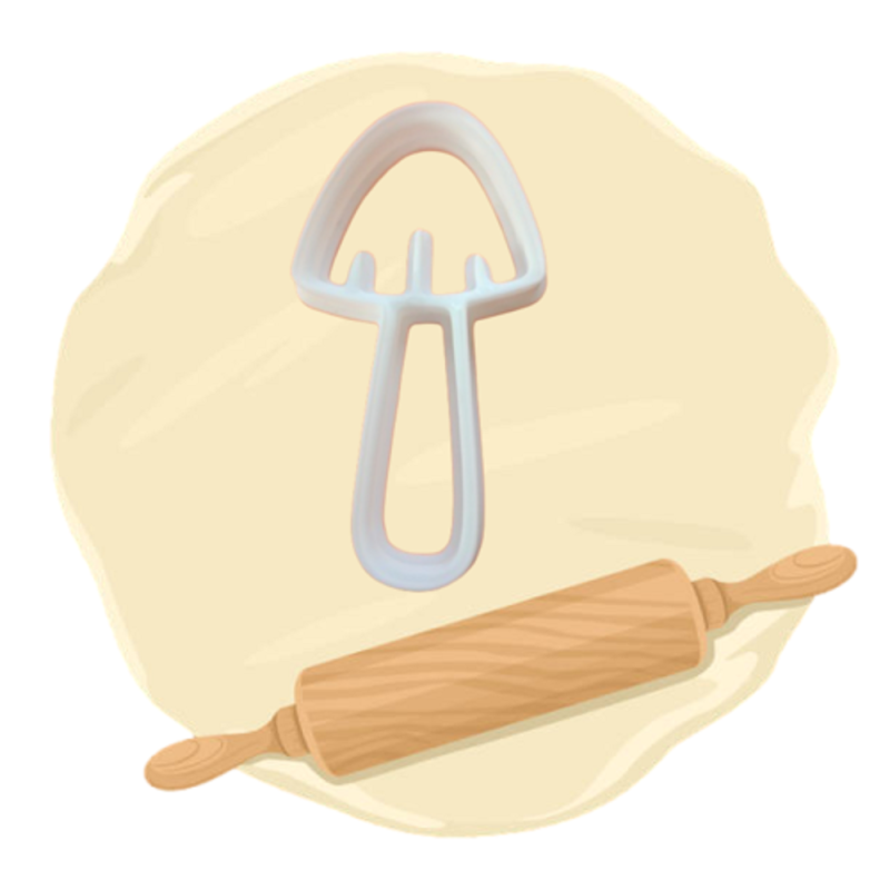 Keksausstecher "Pilz"