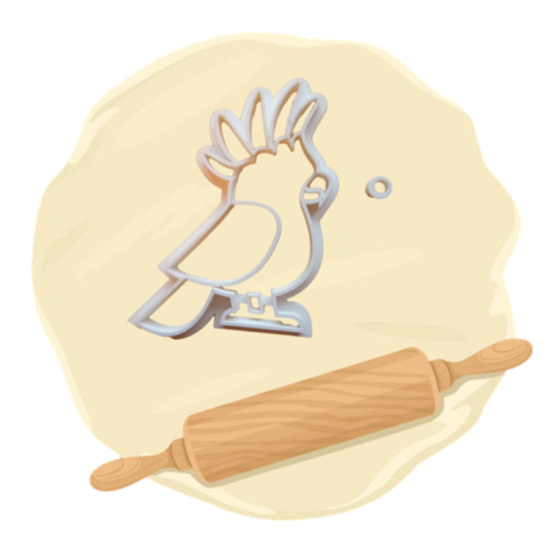 Keksausstecher "Papagei"