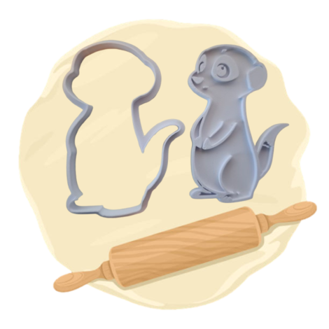 Keksausstecher "Erdmännchen"