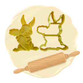 Keksausstecher "Hase mit Möhre"