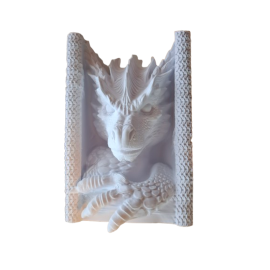 Buchstütze "Drache"