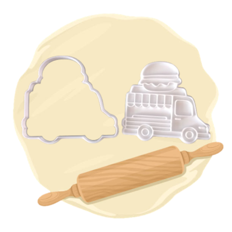 Keksausstecher "Burgertruck"