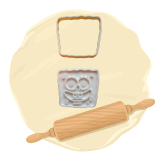 Keksausstecher "Spongebob"
