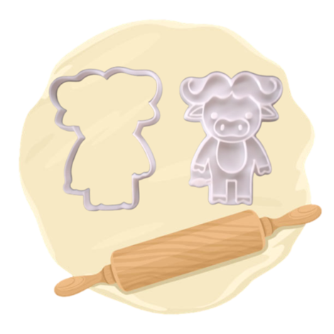 Keksausstecher "Büffel"