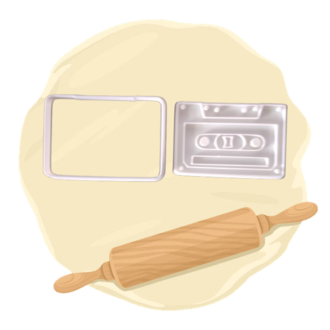 Keksausstecher "Kasette"