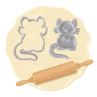 Keksausstecher "Ratte"