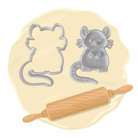 Keksausstecher "Ratte"