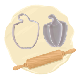 Keksausstecher "Paprika"