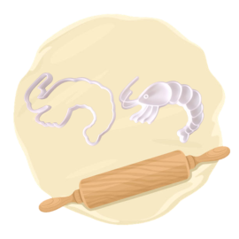 Keksausstecher "Shrimp"