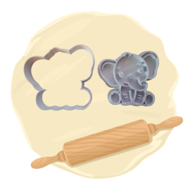Keksausstecher "Elefant"