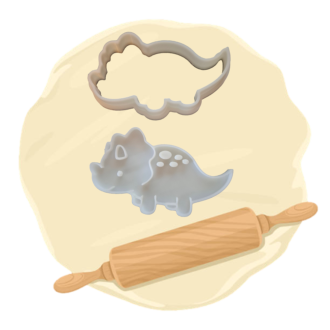 Keksausstecher "Triceratops"