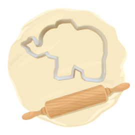 Keksausstecher "Elefant"