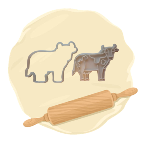 Keksausstecher "Kuh"