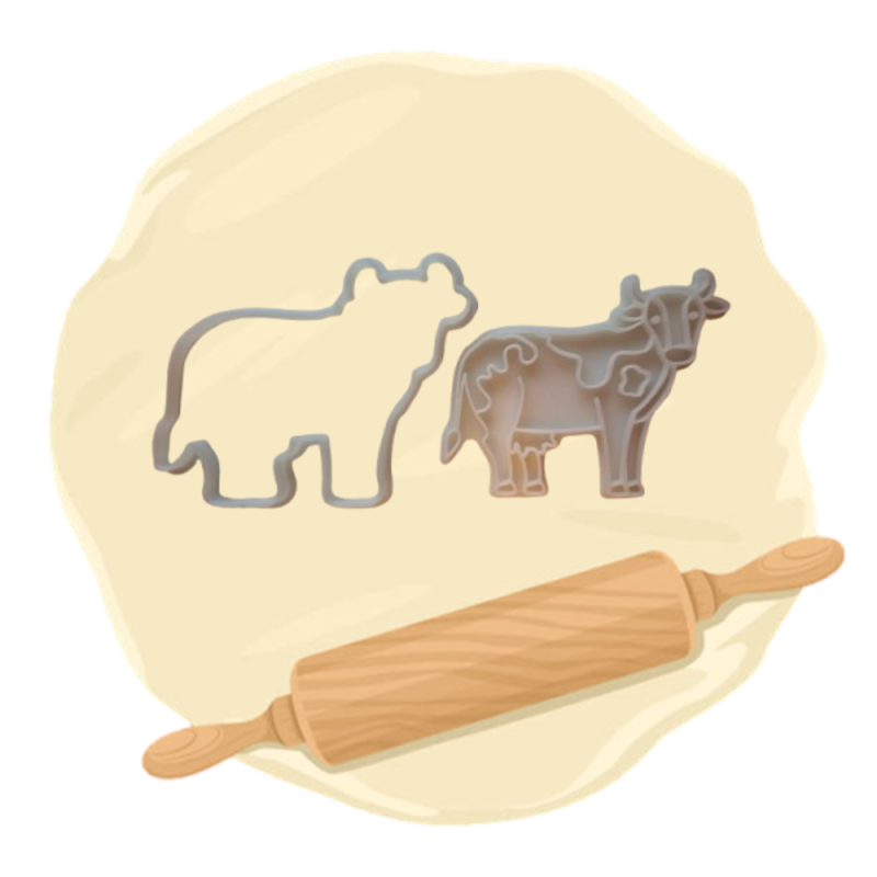 Keksausstecher "Kuh"