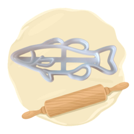 Keksausstecher "Fisch"