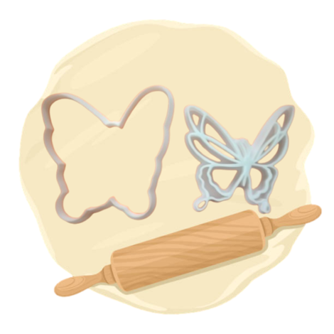 Keksausstecher "Schmetterling"