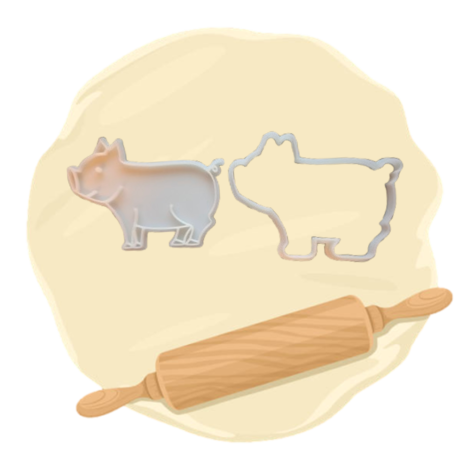Keksausstecher "Schwein"