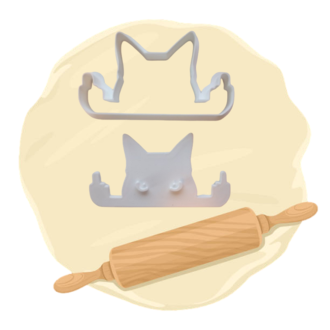 Keksausstecher "Böse Katze"