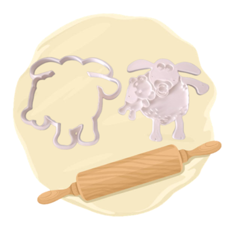 Keksausstecher "Schaf"