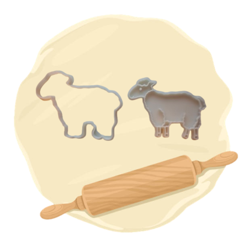 Keksausstecher "Schaf"