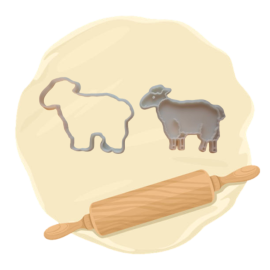 Keksausstecher "Schaf"