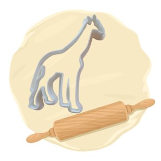 Keksausstecher "Giraffe"