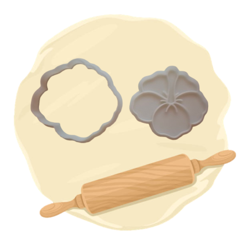 Keksausstecher "Hibiskuss"