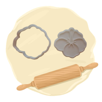 Keksausstecher "Hibiskuss"