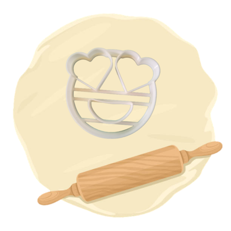 Keksausstecher "Herzemoji klein"