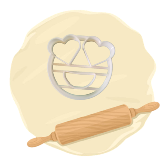 Keksausstecher "Herzemoji klein"