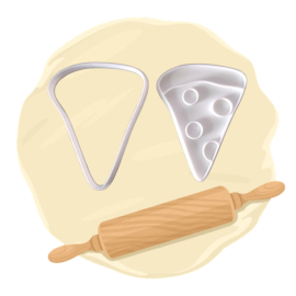 Keksausstecher "Pizza"