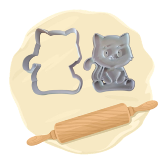 Keksausstecher "sitzende Katze"