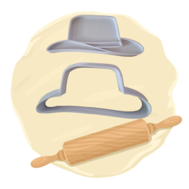 Keksausstecher "Cowboyhut"