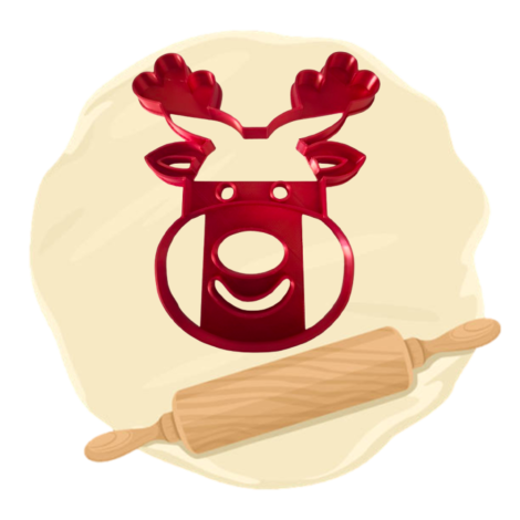 Keksausstecher "Renntier"