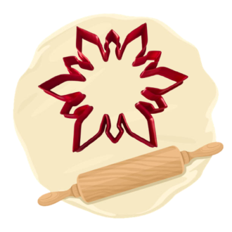 Keksausstecher "Schneeflocke"