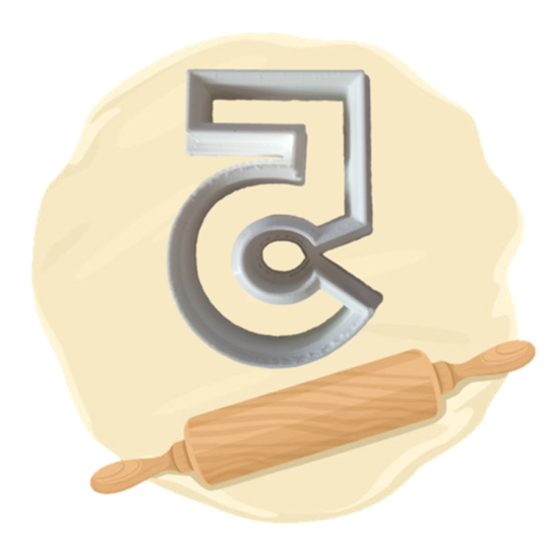 Keksausstecher "Zahl 5"