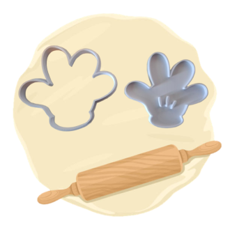 Keksausstecher "Micky Hand"