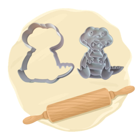 Keksausstecher "Krokodil"