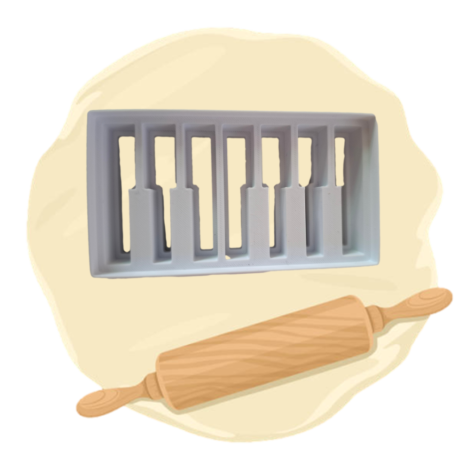 Keksausstecher "Keyboard"