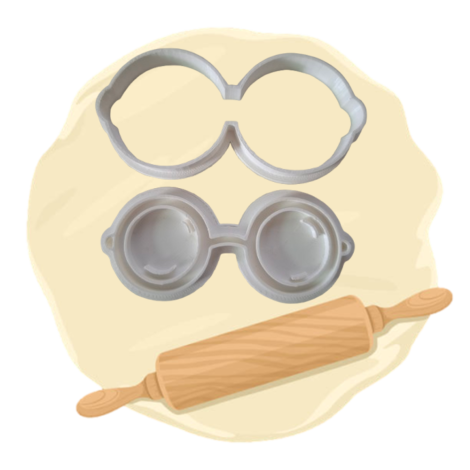 Keksausstecher "Brille"