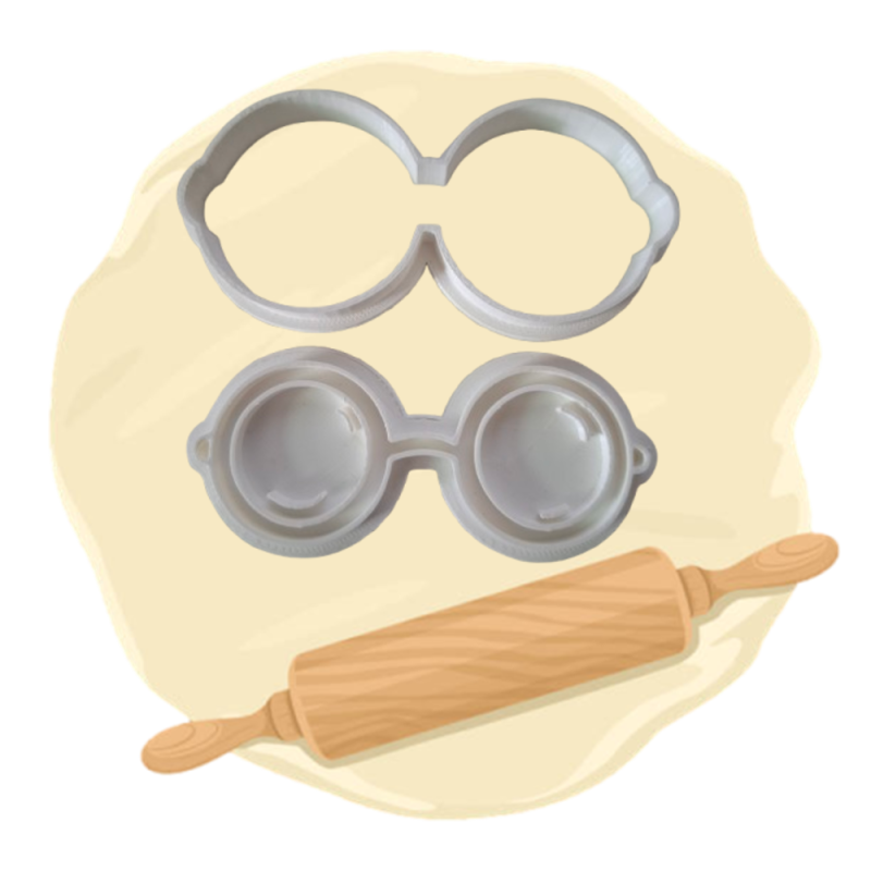 Keksausstecher "Brille"