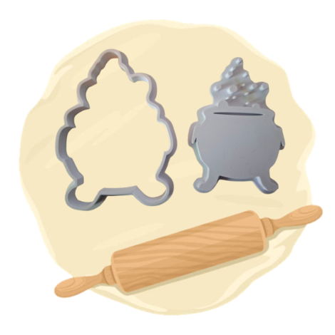 Keksausstecher "Hexenkessel"