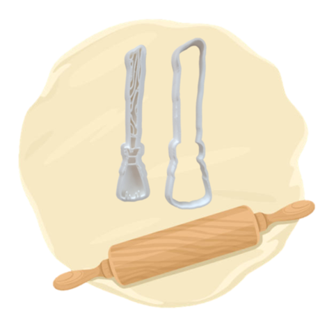 Keksausstecher "Besen"