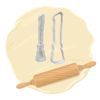 Keksausstecher "Besen"