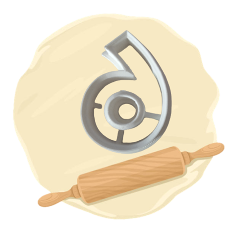 Keksausstecher "Zahl 6"