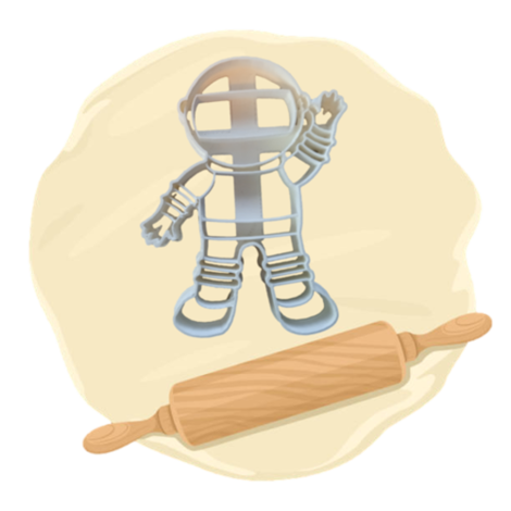 Keksausstecher "Astronaut"